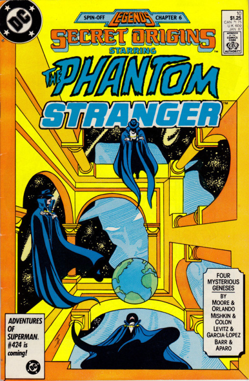 Secret Origins starring The Phantom Stranger No. 10 (DC Comics, 1987). Cover art by Jim Aparo.From Oxfam in Nottingham.