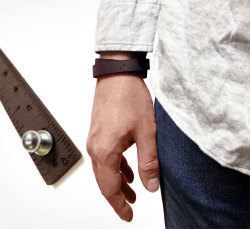 no-oath-no-spell:  odditymall:The Wrist Ruler is a leather wristband