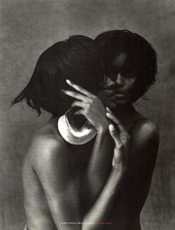saloandseverine:Vogue Italia June 1989, AfricaLana Ogilvie &
