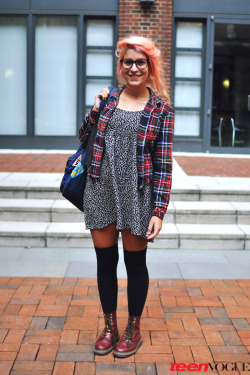 teenvogue:  Print mixing: college edition » 