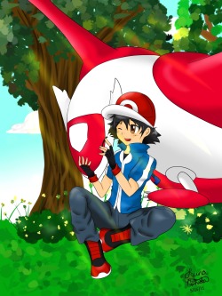 leina24:  Ash and Latias 