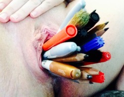 distantsubmissive:  Sir knows how much I love stationery, but