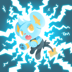 versiris:  Shinx uses Discharge!!   ⚡     PKMN commission for