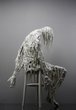 sixpenceee:  Haunting sculptures by Sasha Vinci. This one is