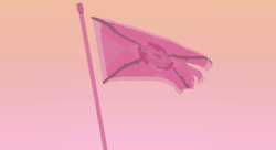 polyphernalia:   rose’s battle flag  i think you’re pretty