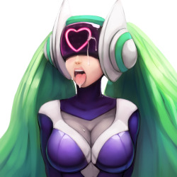 sexybossbabes:  LEAGUE OF LEGENDS BABE DJ SONA HENTAI// source: