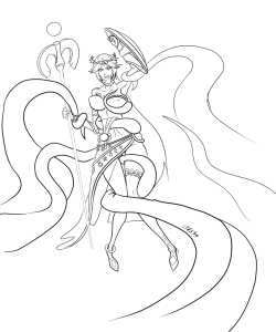 I did a tentacle-Palutena request on 4chan. Here is the cleaned