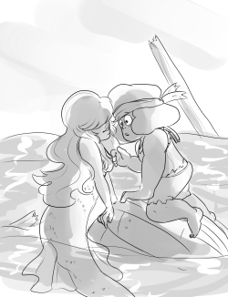 AU in which Sapphire is a Siren and caused Sailor Ruby’s ship