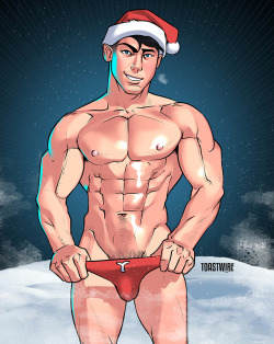 toastwire:Santa’s little helper, hunk version lol