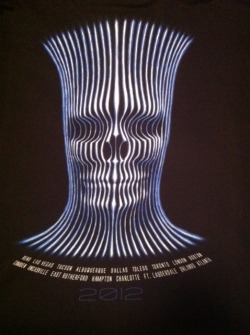 The back of my dallas 2012 TOOL shirt