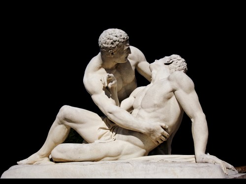 ganymedesrocks:  hadrian6:Brotherly Charity. 1865. Edouard de