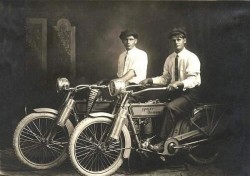 Pioneers (William S. Harley and Arthur Davidson astride their