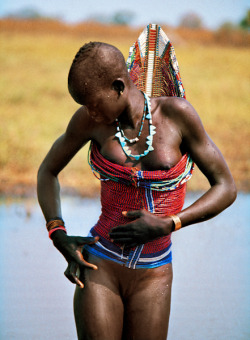 From Dinka: Legendary Cattle Keepers of Sudan, by Angela Fisher and Carol Beckwith.