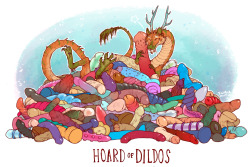 iguanamouth:UNUSUAL HOARD commission for draconiarose - if i