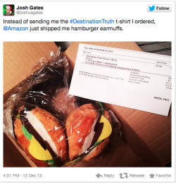 soufflegirl:  buzzfeed:  Amazon accidentally sent Josh Gates