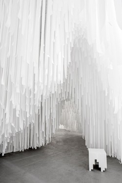 COS installation at Milan Fashion Week