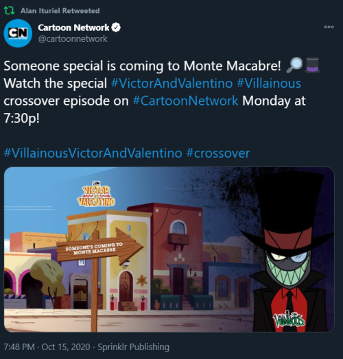 nightfurmoon:  FINALLY CN USA SPEAKS OF VILLAINOUS! FIRST TIME