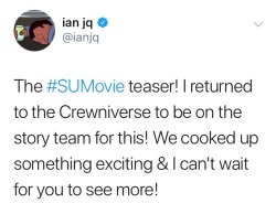 crewniverse-tweets:Ian Jones Quartey returns to the crewniverse