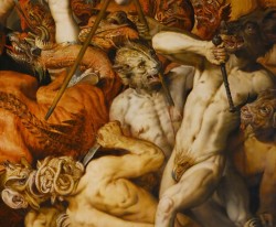 koredzas:  Frans Floris - The Fall of Rebelious Angels. Detail.