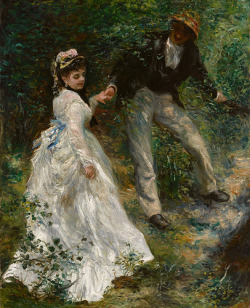 classic-art:  La Promenade Pierre Auguste Renoir 