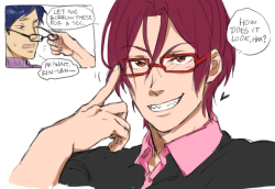 johnnybooboo:  it started out as a rinrei doodle or smth….