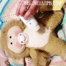 jennibellarella:  🍼🌹 Baby Stuffie needed Powder 🌹🍼