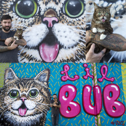 bublog:  For Fan Art Friday, BUB visits this amazing mural by