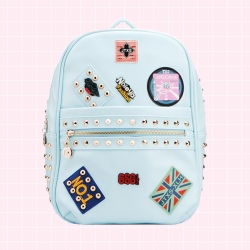 miukie:school badge backpack + small cat bag | discount code:
