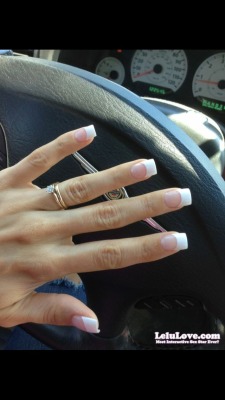 French tips :) (my #hands pics/vids here: http://www.lelulove.com/?page=Search&amp;q=hands ) Pic