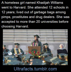 ultrafacts:  Khadijah is known as “Harvard girl,” the “smart