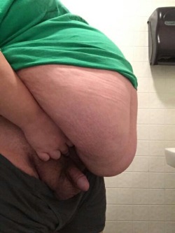 The feeling of a belly like that on your head as you press your