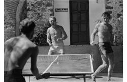 Manly pursuits (Paul Newman and Robert Redford relax during a