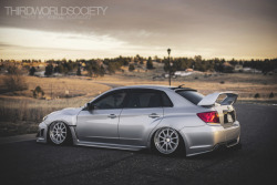 thirdworldsociety:  Breath of Fresh Air: Slammed Subaru WRX Feature