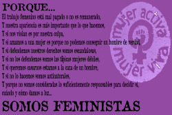 somos-feministas:  Por todo eso, somos feministas!  Fuente: Mujer
