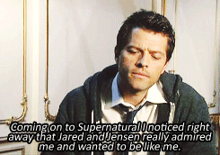 debatchery:  Misha being his usual sarcastic self (from the Supernatural