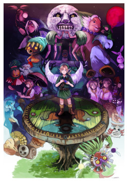 glass-frontier: Updated this piece !For a Majora’s Mask art