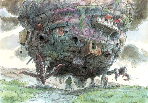 scenograph:  The Art of Howl’s Moving Castle (2004 art book)