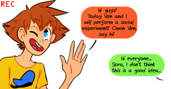 roxass-venuts:  Sora: i guess weve asked everyone havent we??