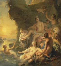 rubenista:  The Bath of Diana by Noël Coypel (1732) [The Hermitage