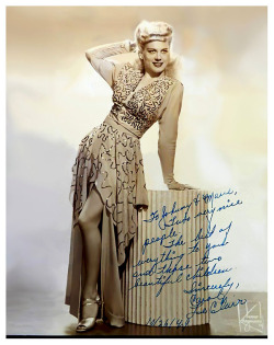          Carol LeClair      Vintage 40’s-era promo photo