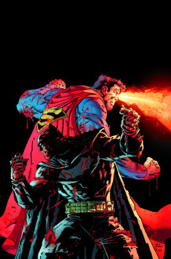 extraordinarycomics:  Superman/Batman by Klaus Janson. 