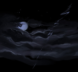 little night sky from memory for my daily drawing #4 (watch the