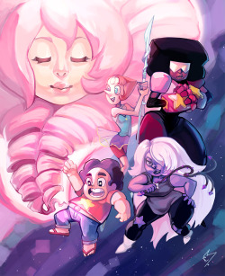 michellepow:  Steven Universe!  Garnet, Amethyst and Pearl AND