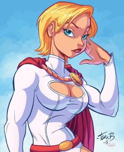 tombancroft1:  #Powergirl is thinking of punching something.