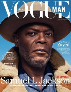 sinnamonscouture:    Samuel L. Jackson Covers Vogue Man Arabia,