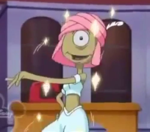 owlmylove: attractiveblogger:  princessar1el:  i just feel like reminding everyone of the biggest fashion icon in the galaxy  serving michael wazowski head and violet chachki waist! kween!  straight up LOOKS  okay, but literally pleakley was one of my