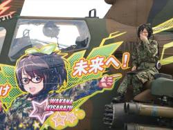 rioghan:   “A Japanese air force pilot and her manga portrait