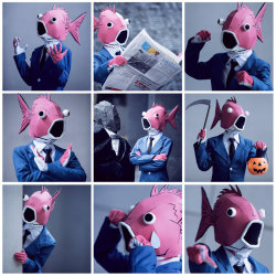 schreeuwmeeuw:  cosplay-photography:     Business Fish by Shazzsteel