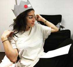 I&rsquo;m super excited about the Riverdale premiere tonight but I&rsquo;m more excited that my Archie parody will be released soon on @WoodRocket! I wrote &amp; directed it! Here&rsquo;s a #tbt photo of me in Jughead&rsquo;s crown getting ready to go