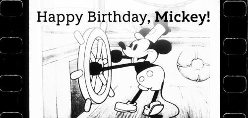 Happy 85th Birthday, Mickey (18 November 2013 … 85 years since “Steamboat Willie”)